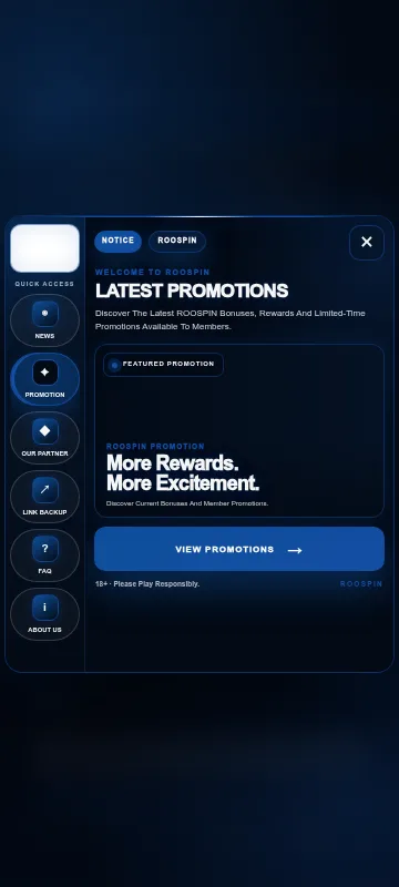 ROOSPIN mobile app for smartphone and tablet play